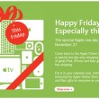 Venerdì 27 Novembre – Sconti speciali per lo shopping Apple ( Black Friday )
