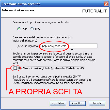 server ingresso