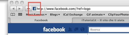 Icona facebook per mac